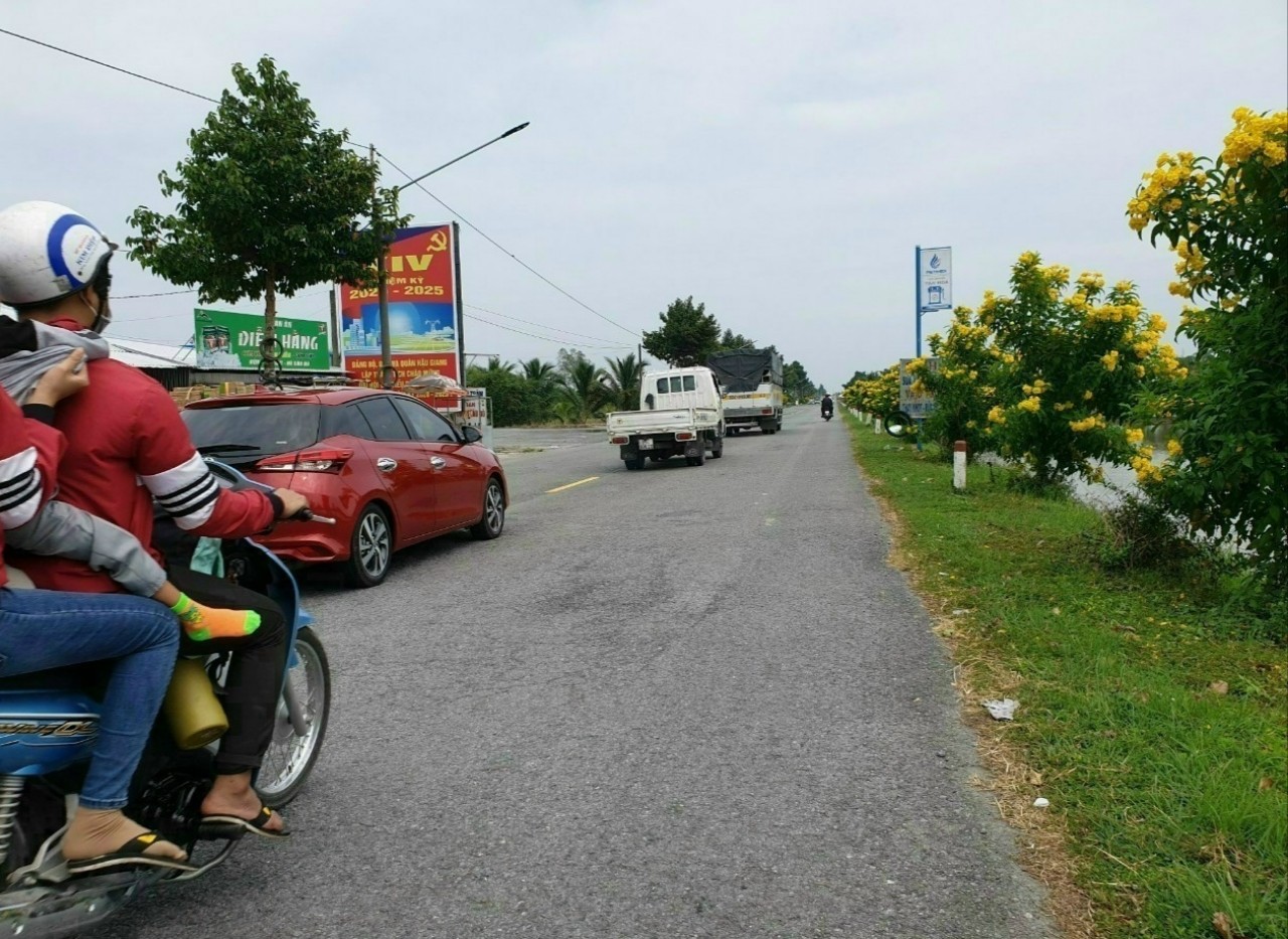 Bán ngang 40x130m, mặt tiền QL61C, đoạn Hai Ngàn, Châu Thành A, Hậu Giang.